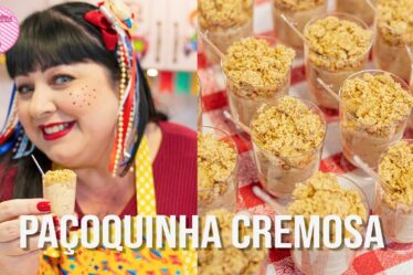 ESPECIAL FESTA JUNINA | PAÇOQUINHA CREMOSA NO COPINHO | RECEITAS DA CRIS
