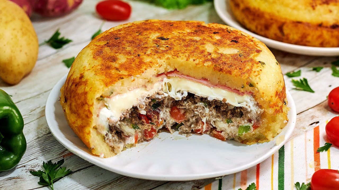 FAÇA 2 BATATAS RECHEADA DE FRIGIDEIRA PERFEITA E PRONTA EM 14 MINUTOS