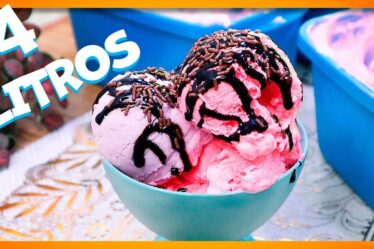 Faça 4 LITROS DE SORVETE com APENAS R$ 6,00 - 3 INGREDIENTES