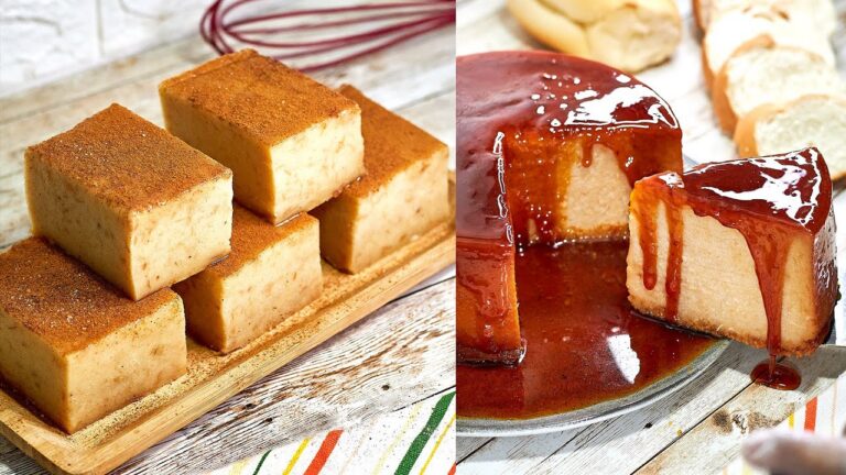 FAÇA DE 2 FORMAS DIFERENTES O MELHOR PUDIM DE PÃO QUE VAI COMER NA VIDA
