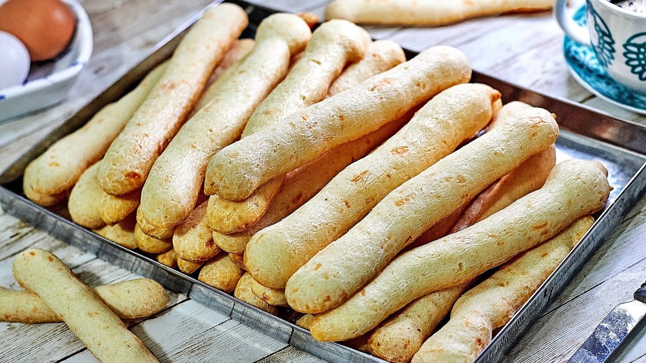 FAÇA O FAMOSO BISCOITO DE POLVILHO “PALITO MINEIRO” FÁCIL, RÁPIDO E SEM ESCALDAR