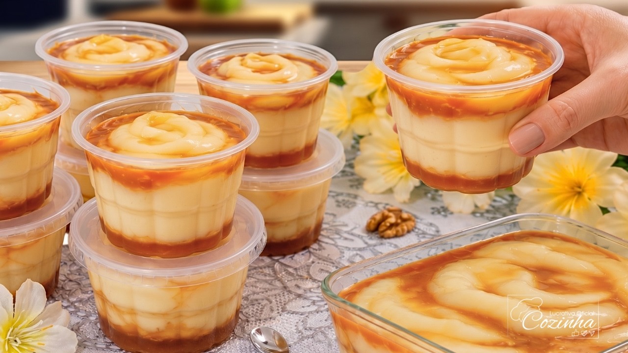 GASTEI MENOS DE 12 REAIS! SEM FORNO SEM GELATINA FÁCIL E RÁPIDO