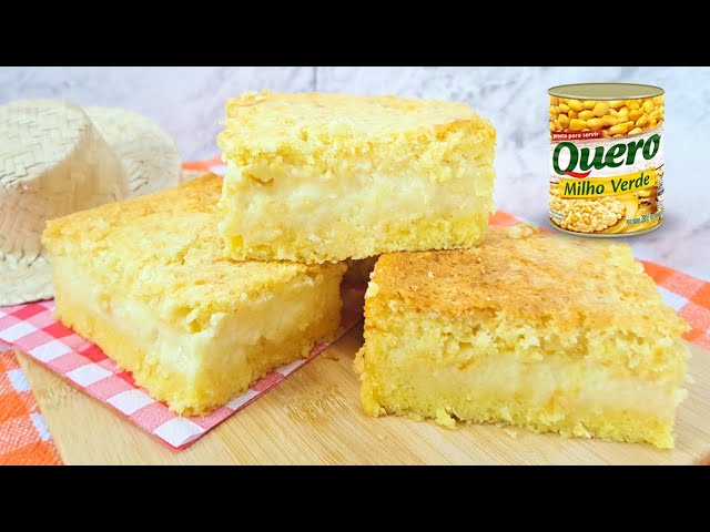 JÁ SAI RECHEADO DO FORNO BOLO DE MILHO DE LATINHA CREMOSO | NOSSA COZINHA