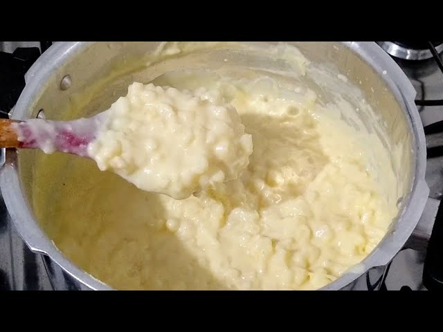 MEU SEGREDO DA CANJICA CREMOSA PERFEITA - Todos que prova Pede a receita