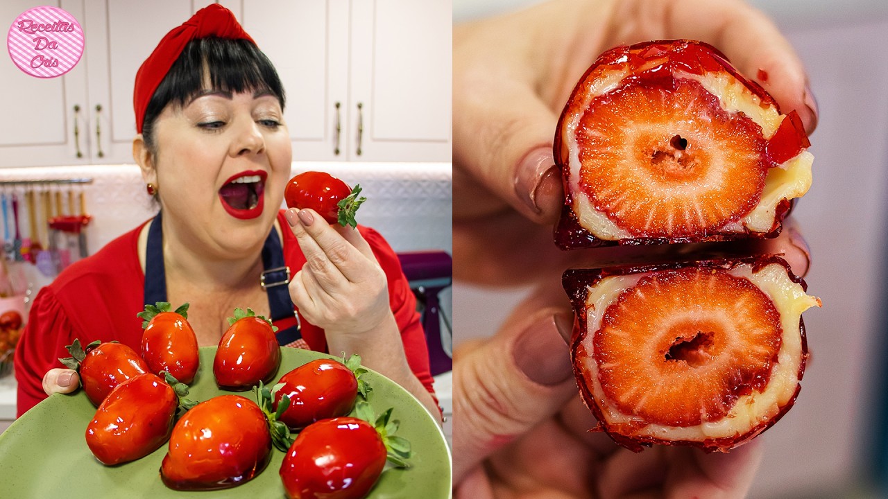 MORANGO DO AMOR - PASSO A PASSO COMPLETO E EXPLICADO PRA VOCÊ ACERTAR DE VEZ NESSA RECEITA!!