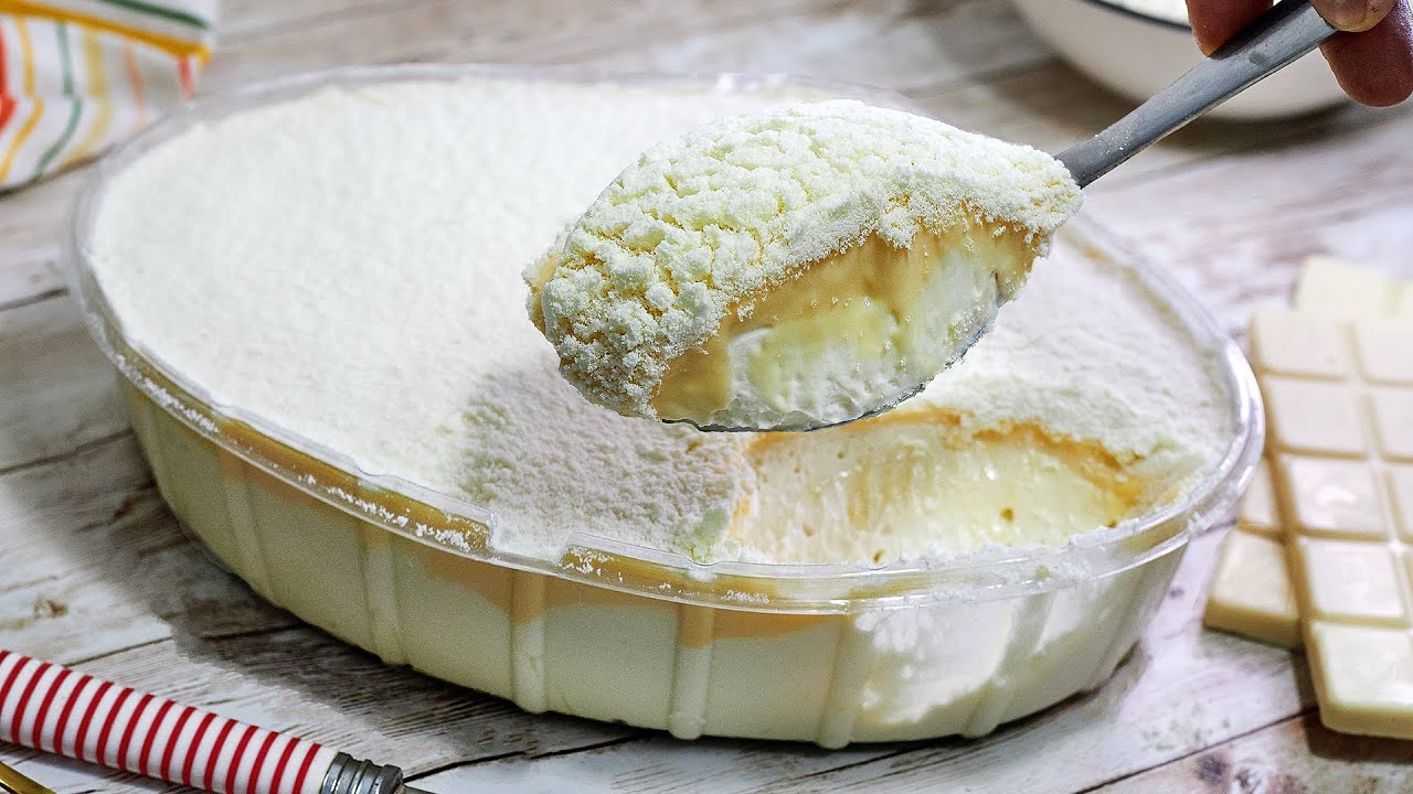 MOUSSE DE NINHO ECONÔMICO, ESTA SOBREMESA VAI SALVAR SEU NATAL, sem Gelatina e sem Amido