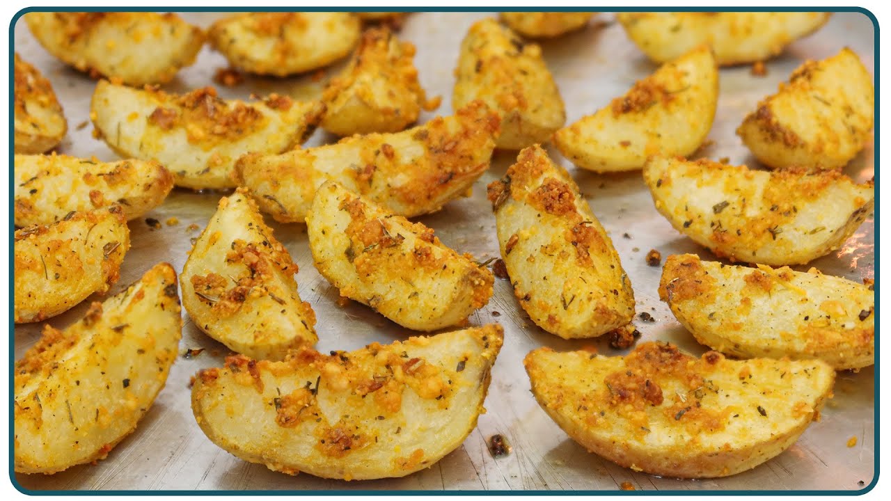 NÃO FAÇA BATATA RÚSTICA ANTES DE VER ESTA RECEITA DE BATATA ASSADA CROCANTE E FÁCIL | Nandu Andrade