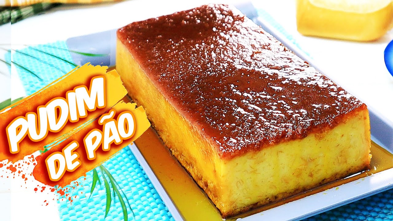 NUNCA MAIS JOGUEI PÃO FORA DEPOIS DESTA RECEITA - PUDIM DE PÃO
