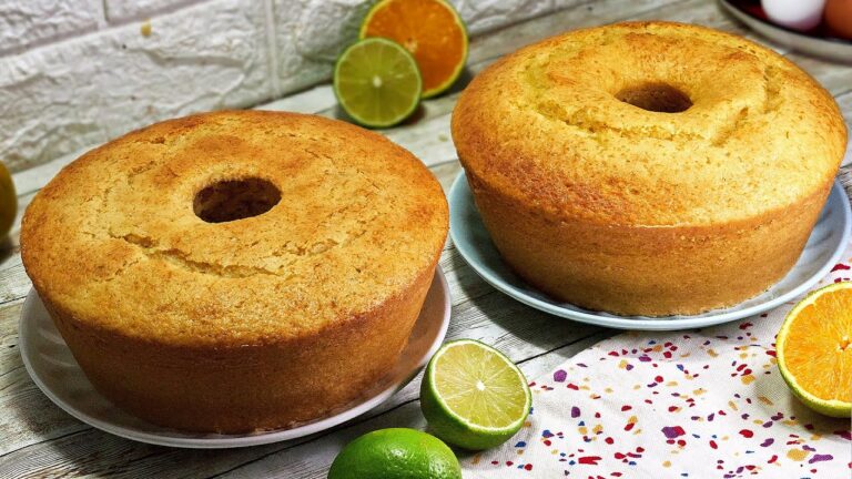 O BOLO DE LIMÃO E LARANJA MAIS FÁCIL E RÁPIDO QUE VAI FAZER NA VIDA - BOLO 5 COPOS