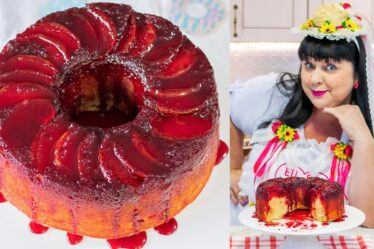 O FAMOSO BOLO MAÇÃ DO AMOR 🍎 QUE É SUCESSO NAS FESTAS JUNINAS | RECEITAS DA CRIS