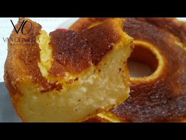 O melhor bolo de fubá de liquidificador - Bolo mole de fubá