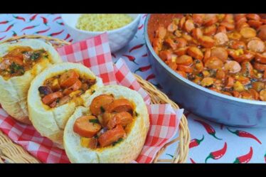 O MELHOR MOLHO DE CACHORRO QUENTE COM SALSICHA E BACON | NOSSA COZINHA