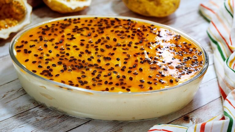 O MOUSSE DE MARACUJÁ MAIS ECONÔMICO DA VIDA, sem GELATINA, sem AMIDO