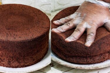 PÃO DE LÓ DE CHOCOLATE PROFISSIONAL COM 4 INGREDIENTES E SEM FERMENTO