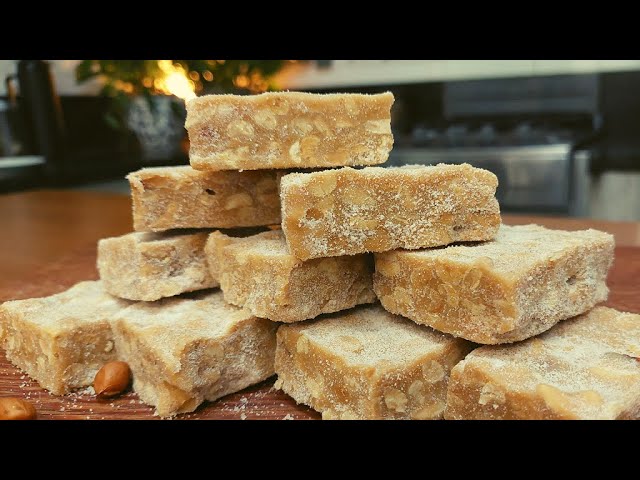 PÉ DE MOÇA MACIO E CREMOSO | DOCE DE AMENDOIM CREMOSO | SOMENTE 4 INGREDIENTES | NOSSA COZINHA