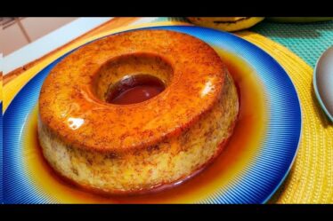 Pudim de Banana SEM FORNO, SEM AÇÚCAR E COM 3 INGREDIENTES | Feito em 15 Minutos