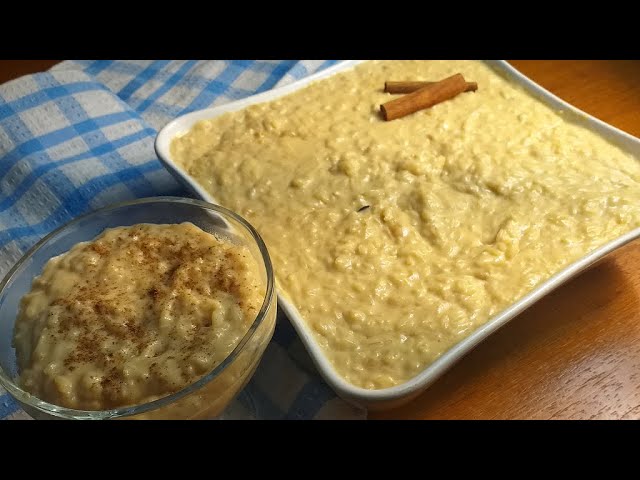 RECEITA DE ARROZ DOCE CREMOSO COM DOCE DE LEITE COZIDO