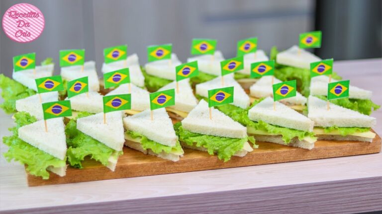 SANDUÍCHE DE ATUM COM QUEIJO PARA FESTAS | RECEITAS DA CRIS
