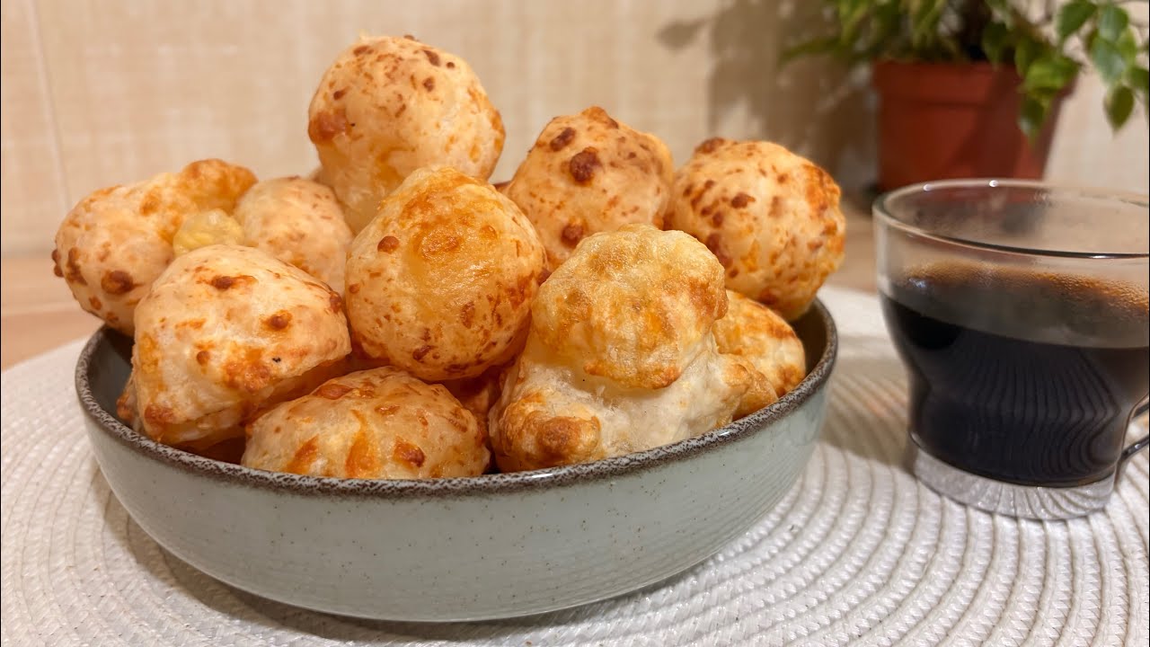 Não Murcha! Pão de Queijo de 3 Ingredientes na Air Fryer