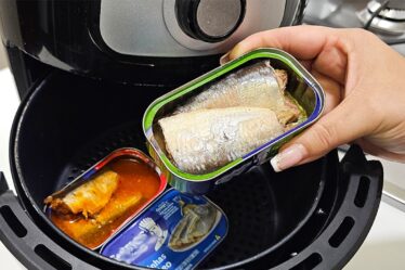DESSE JEITO VOCÊ NUNCA VIU! SARDINHA na Air Fryer 😋