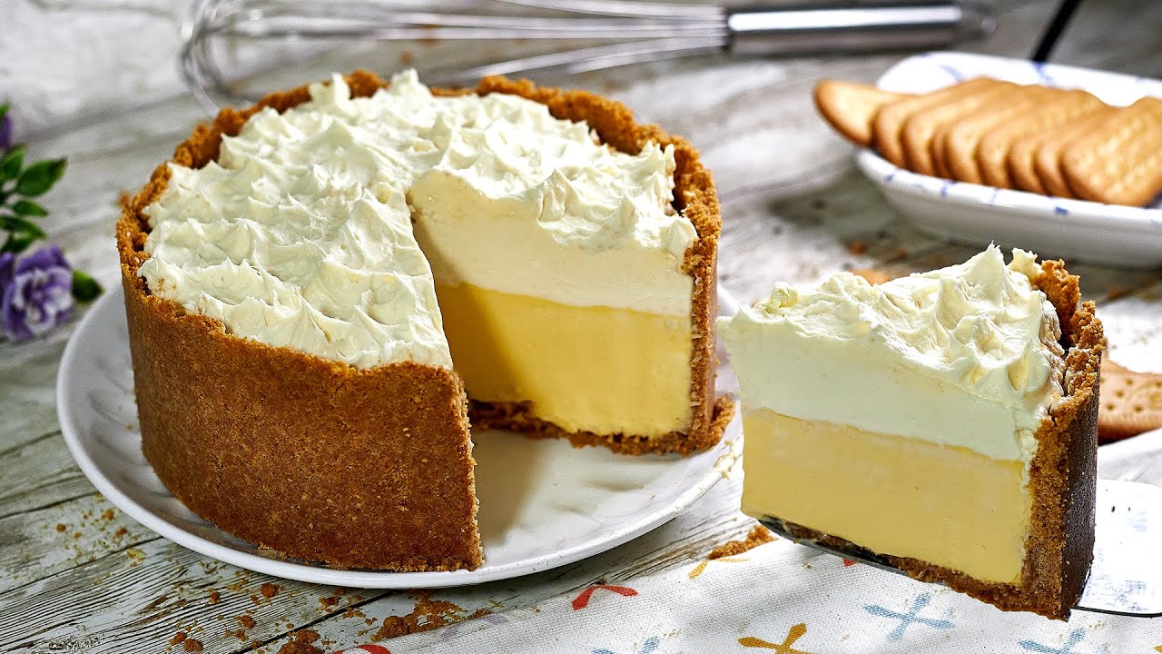 TORTA DE MARACUJÁ SEM GELATINA, SEM AMIDO E COM UMA COBERTURA QUE VOCÊ NUNCA VIU