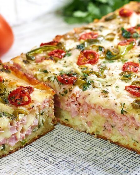 TORTA DE PRESUNTO PERFEITA COM UMA MASSA QUE VOCÊ NUNCA VIU | Sem Liquidificador