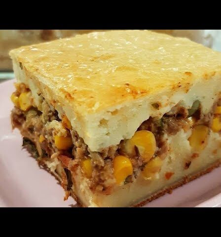 TORTA DE SARDINHA Com Massa cremosa que tem uma dica INFALÍVEL!