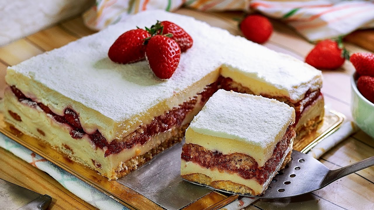 TORTA NEVADA, O PAVÊ DE “CORTE” FEITO “SEM GELATINA” DE UM JEITO QUE VOCÊ NUNCA VIU