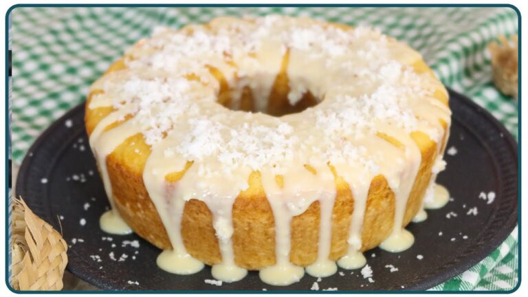 VOCÊ NÃO VAI ACREDITAR COMO FIZ ESSE BOLO DE COCO, O MELHOR BOLO DE COCO QUE JÁ COMI!