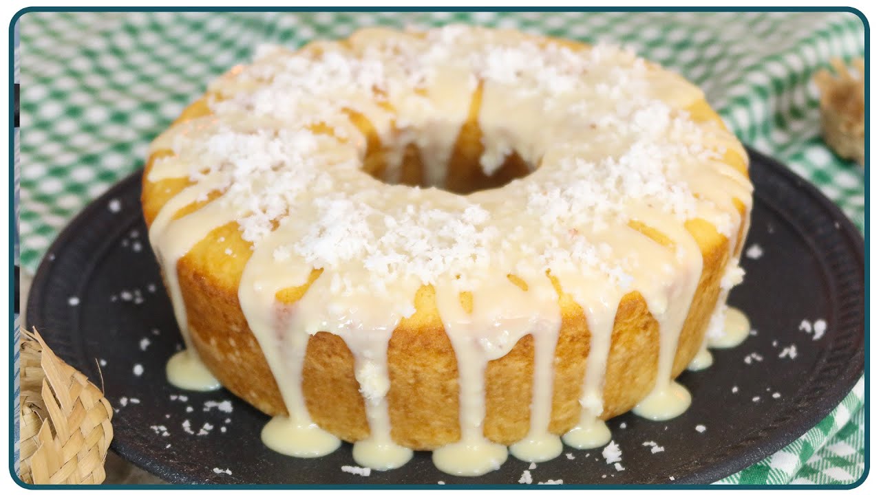 VOCÊ NÃO VAI ACREDITAR COMO FIZ ESSE BOLO DE COCO, O MELHOR BOLO DE COCO QUE JÁ COMI!