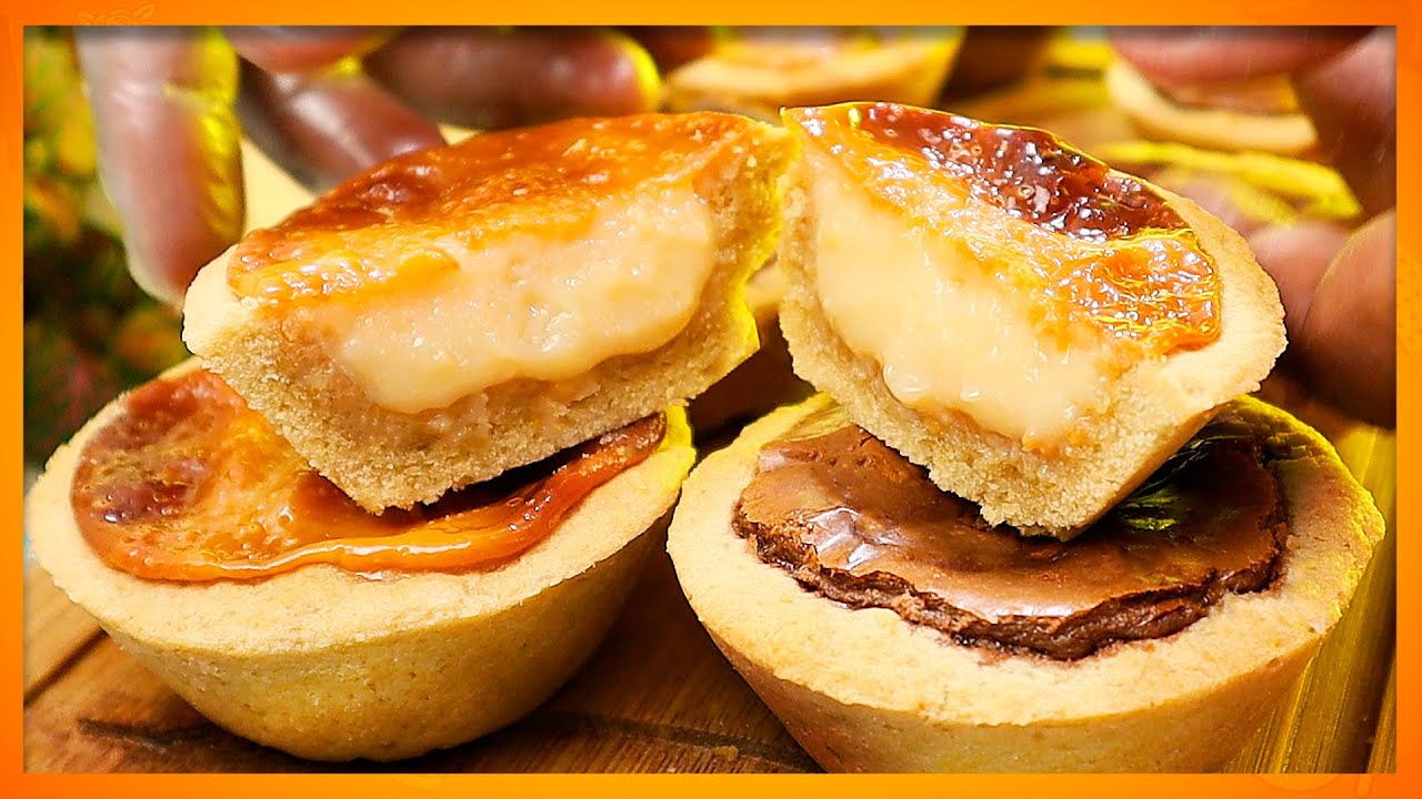 VOCÊ NUNCA COMEU EMPADA ASSIM - EMPADA DE LEITE CONDENSADO E CHOCOLATE