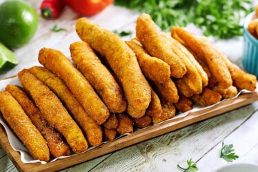 VOCÊ NUNCA COMEU ISCA DE PEIXE EMPANADO ASSIM, SUPER CROCANTE E SUCULENTA POR DENTRO
