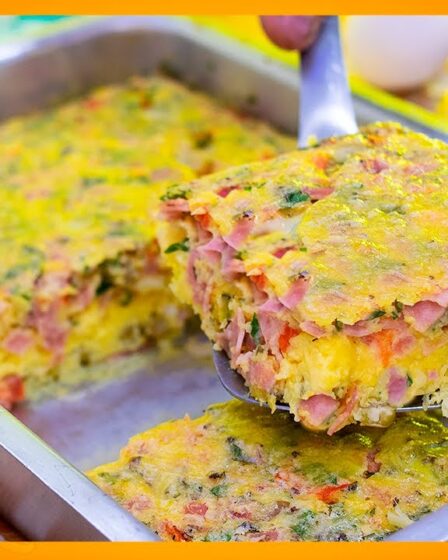 Você Nunca comeu OMELETE Deste jeito - OMELETE DE FORNO SENSACIONAL !