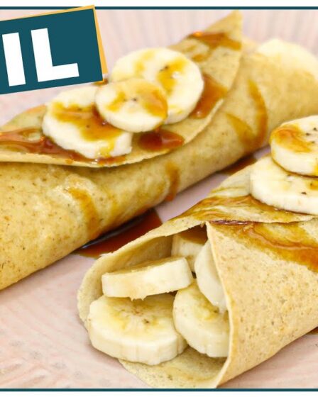 VOCÊ SÓ VAI QUERER COMER ESSA PANQUECA NO CAFÉ! PANQUECA DE AVEIA | Nandu Andrade