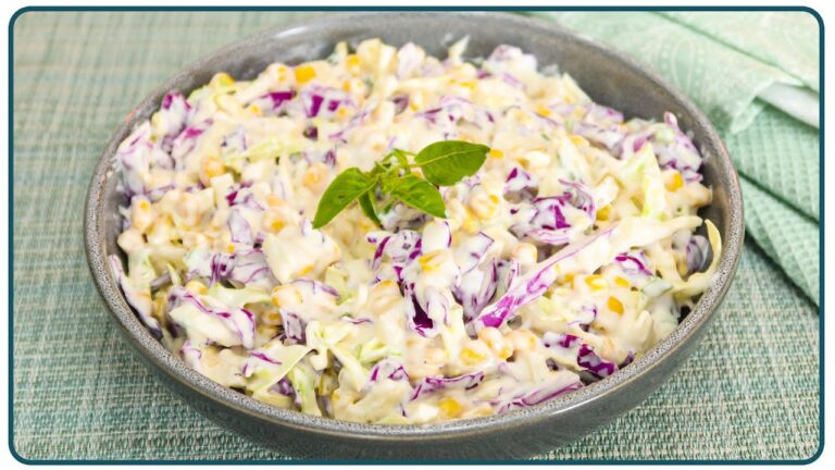 A MELHOR SALADA DE REPOLHO CREMOSA | Nandu Andrade