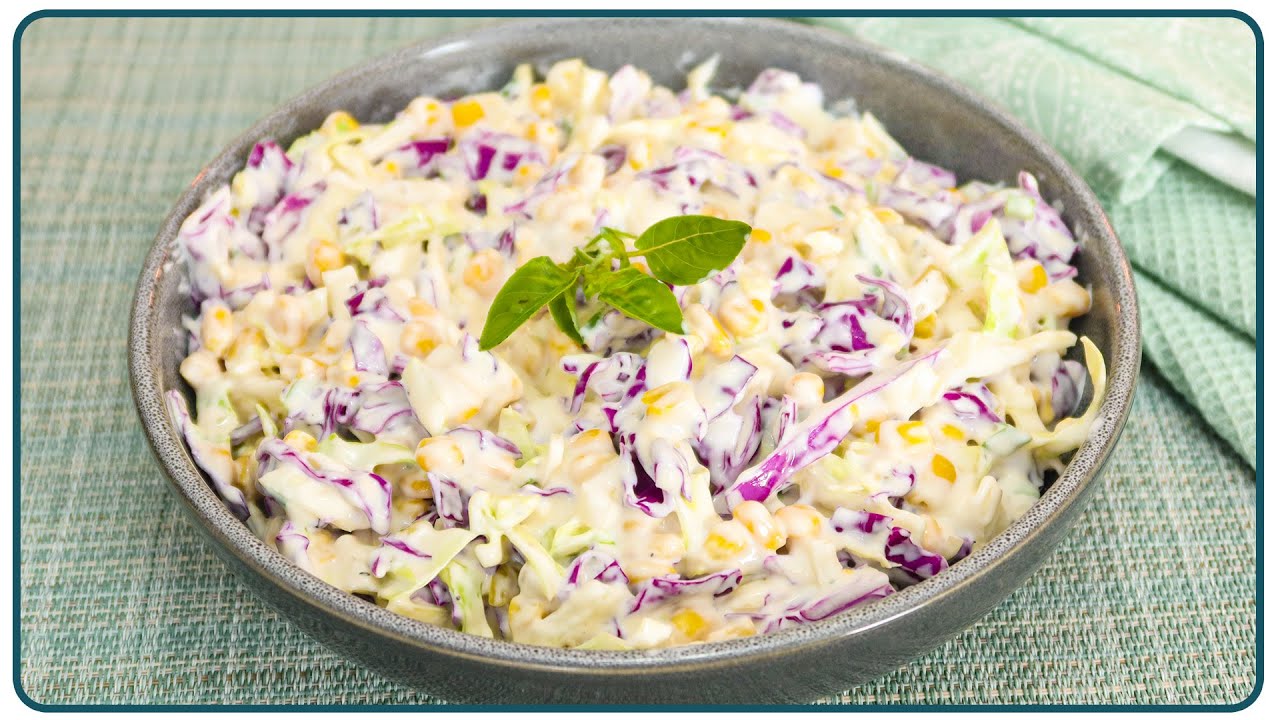 A MELHOR SALADA DE REPOLHO CREMOSA | Nandu Andrade