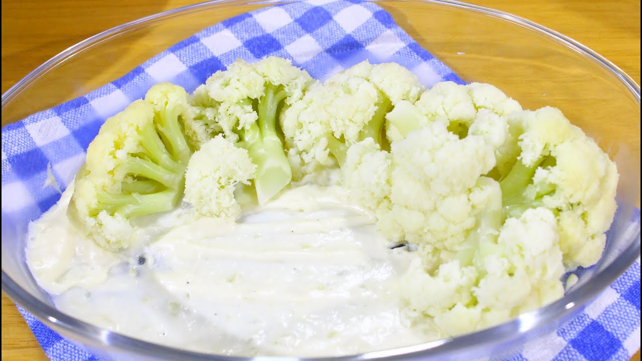 AGORA SÓ FAÇO COUVE-FLOR ASSIM! RECEITA MARAVILHOSA PARA O SEU ALMOÇO OU JANTAR - FÁCIL E DELICIOSO