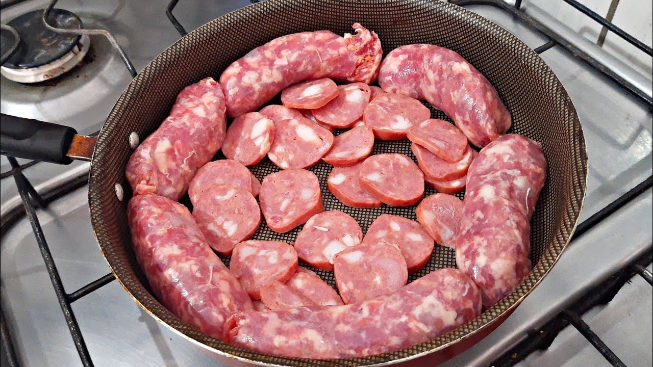 ALMOÇO COMPLETO EM MINUTOS SUPER RÁPIDO | receitas fáceis e rapidas | almoço | Jantar | Linguiça