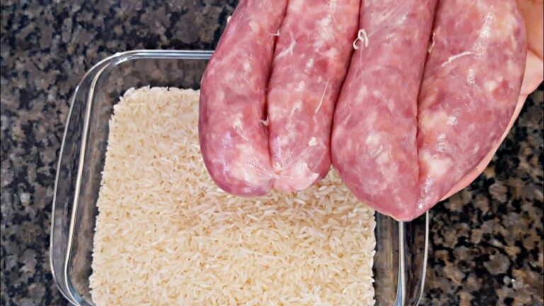 ALMOÇO COMPLETO feito em MINUTOS | receitas fáceis e rapidas | arroz soltinho |línguica