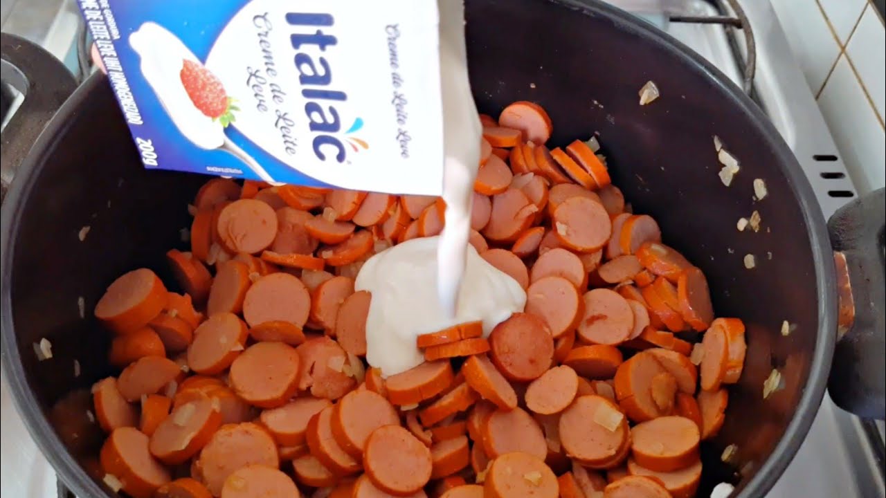 ALMOÇO/JANTA DE UM JEITO DIFERENTE | Receitas fáceis e rapidas | receitas com salsicha