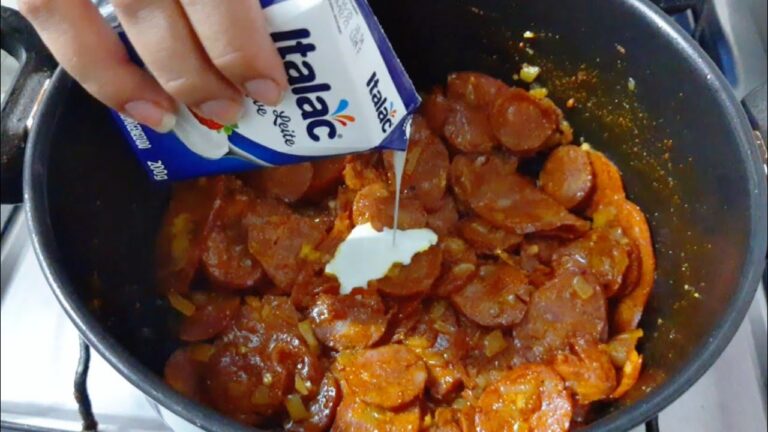 ALMOÇO/JANTA RÁPIDO | receitas fáceis e rapidas| comida fácil e rápida de fazer| calabresa|Macarrão