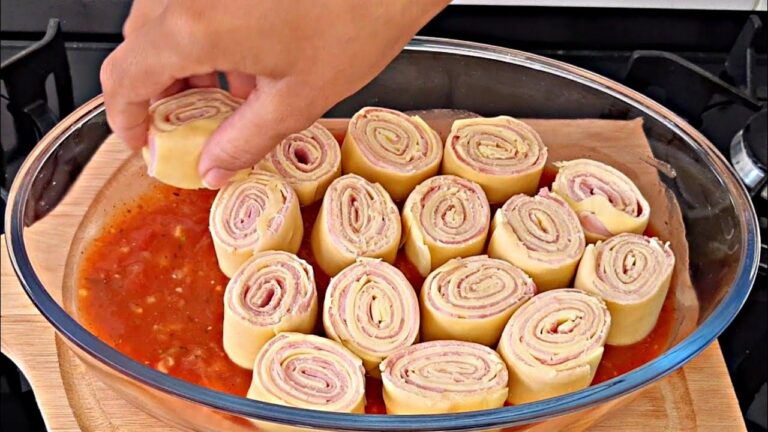 ALMOÇO/JANTAR DE UM JEITO DIFERENTE | receitas fáceis e rapidas | rondelli com massa de pastel