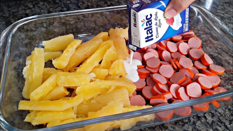 ALMOÇO/ JANTAR RÁPIDO E FÁCIL| receitas fáceis e rapidas | receitas com salsicha | comida rapida