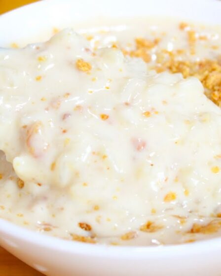 ARROZ DOCE DE PAÇOQUINHA DELICIOSO E SUPER CREMOSO