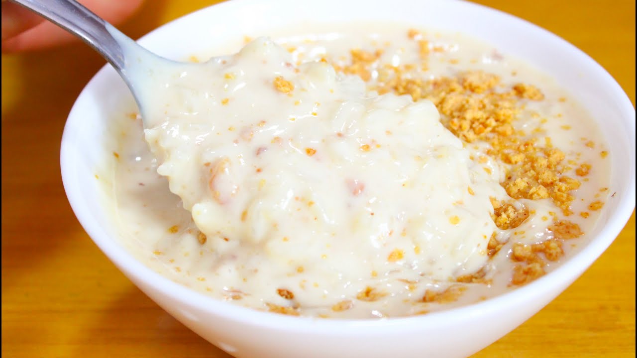 ARROZ DOCE DE PAÇOQUINHA DELICIOSO E SUPER CREMOSO