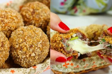 BOLINHO DE CARNE SECA! MEU MARIDO QUE NÃO GOSTA DE CARNE SECA NÃO QUER PARAR DE COMER ESSE BOLINHO!