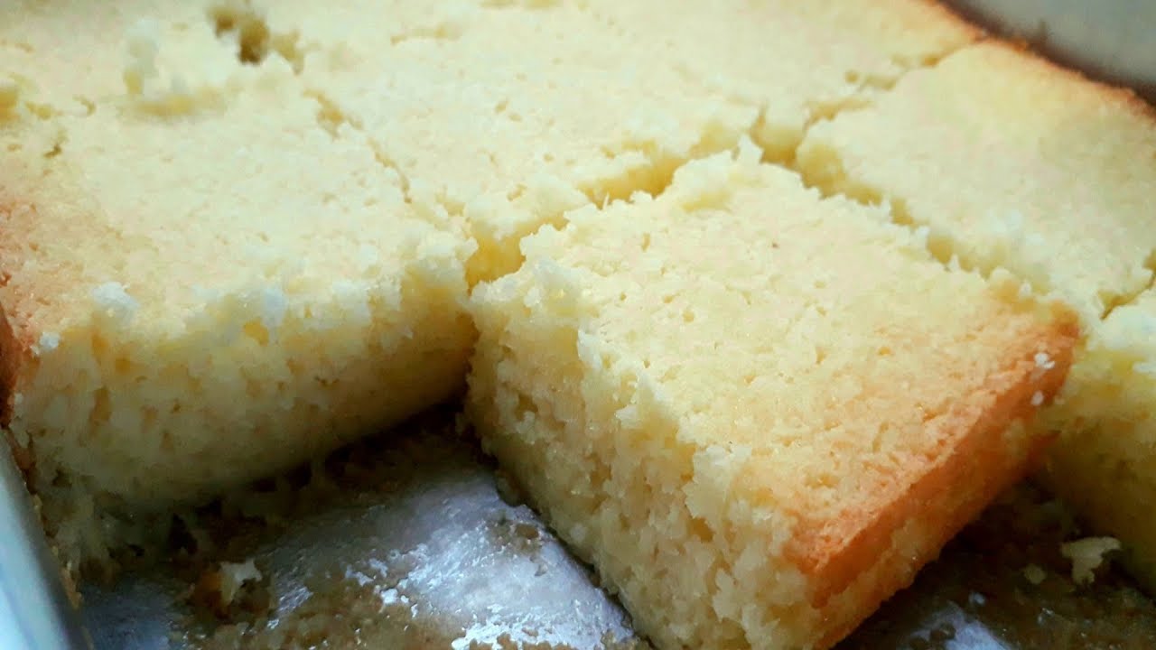 BOLO CREMOSO DE COCO QUE NÃO VAI FARINHA DE TRIGO