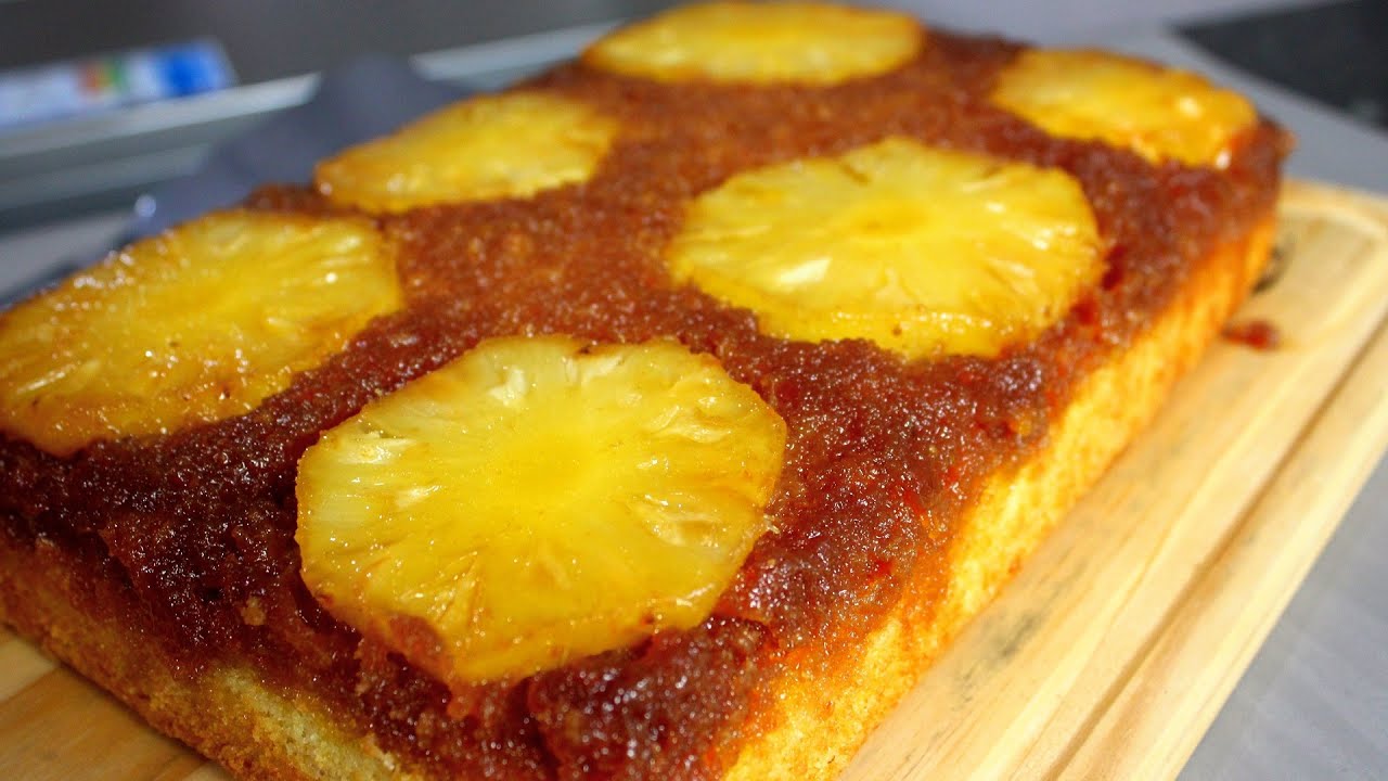 BOLO DE ABACAXI CARAMELIZADO SUPER FÁCIL