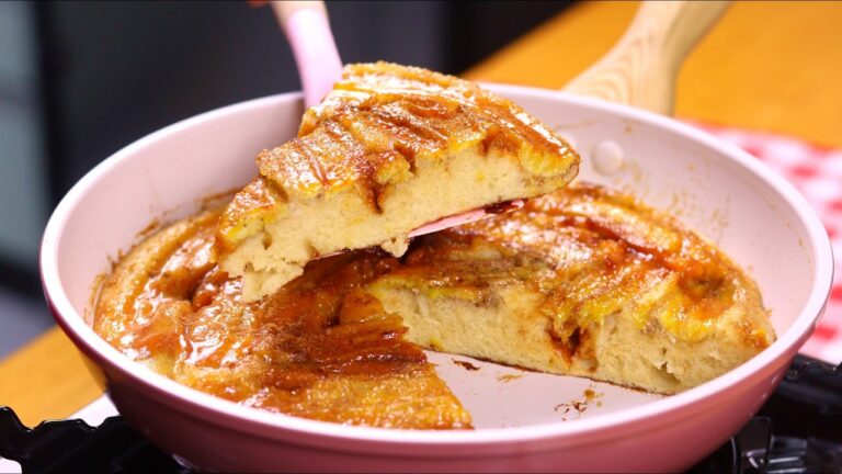 BOLO DE BANANA NA FRIGIDEIRA - PRONTO EM MINUTOS - FÁCIL E RAPIDO