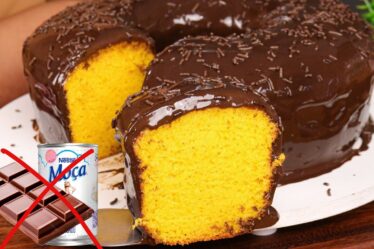 BOLO DE CENOURA FOFINHO COM CALDA ECONÔMICA DE NESCAU, SÓ 2 INGREDIENTES